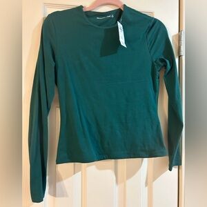 Abercrombie & Fitch Green Long Sleeve Shirt Medium NWT